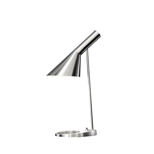 Louis Poulsen AJ Bordlampe Polished Steel