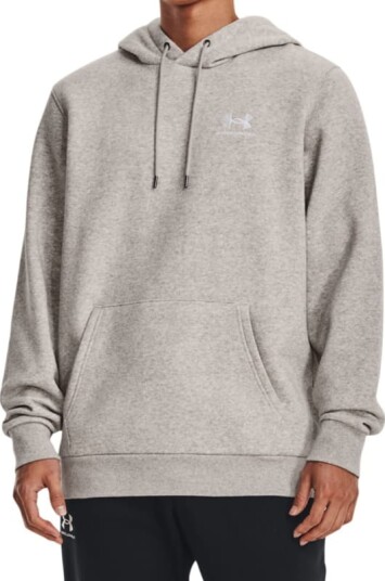 Under Armour Men's UA Essential Fleece Hoodie Grå S Man