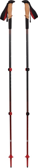 Black Diamond Unisex Pursuit Shock Trekking Poles M/L, Steel Grey/Octane