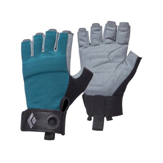 Black Diamond Women's Crag Half-Finger Gloves L, Raging Sea