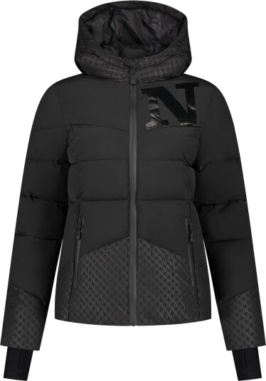 Nikkie Logo Ski Jacket Dame Black 42