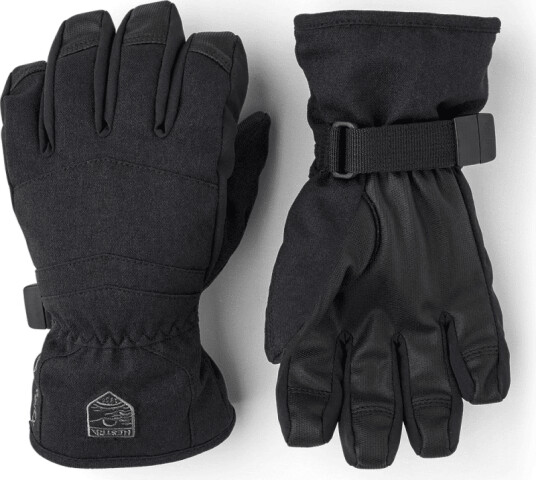 Hestra Juniors' Gore-Tex Alta 5 Finger 3, Black