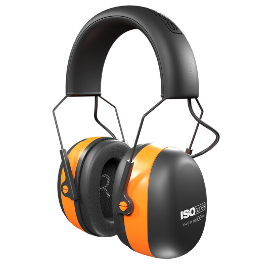 ISOtunes Air Defender EN352 Hørselvern Bluetooth Svart / Oransje