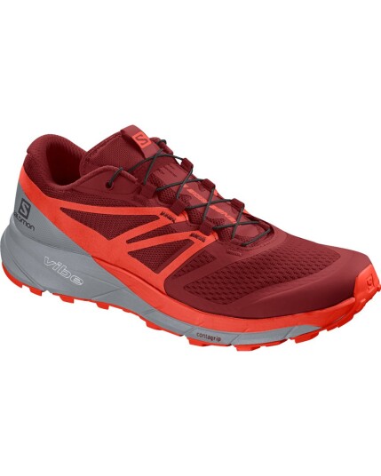 Salomon Sense Ride 2 M Red Dahlia/Cherry To/Quarry (Storlek 11 UK)