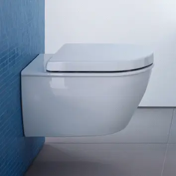 Duravit Darling New Compact Toalett 360x485 mm,veggmontert, hvit