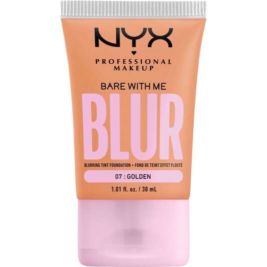 NYX Professional Makeup Bare With Me Blur Tint Foundation 07 Golden 30 ml