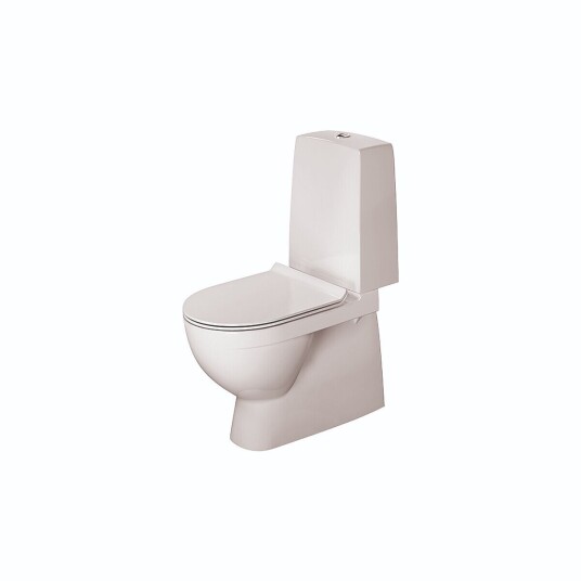 Duravit DuraStyle Gulvstående toalett 360x655 mm, Rimless, Hvit