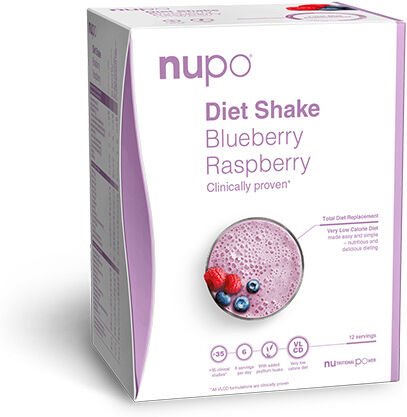 Nupo Diet Shake Blueberry Raspberry - 384 g