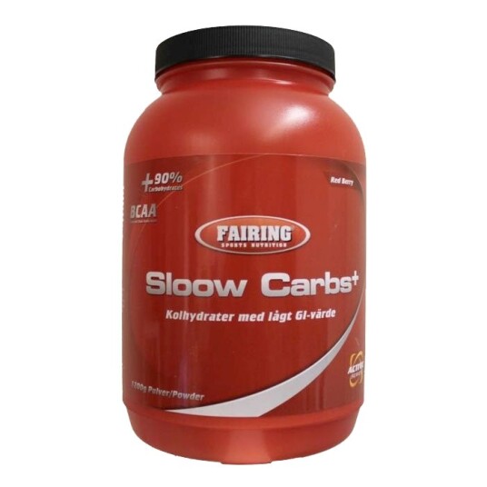 Sloow Carbs +, 1280 g - Berry