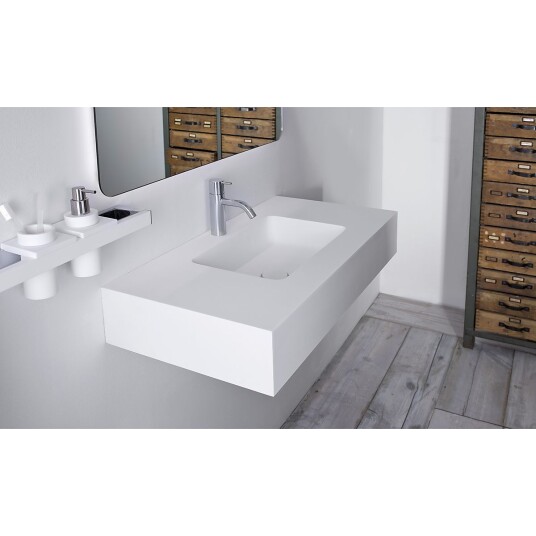 Copenhagen Bath Furesø 80 servant 800x400 mm, Hvit Matt