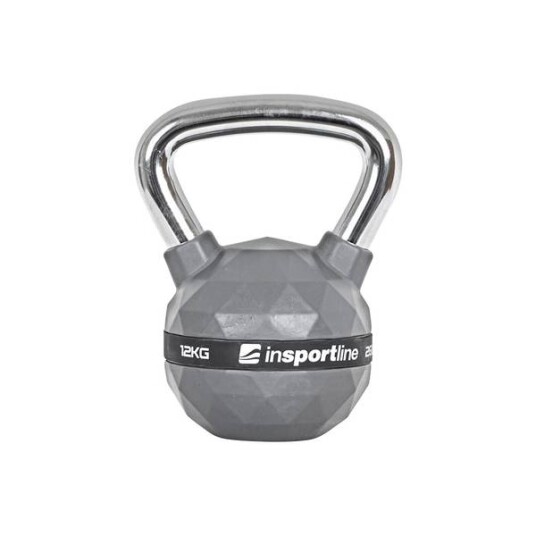 Gummibelagt Kettlebell inSPORTline PU 12 kg