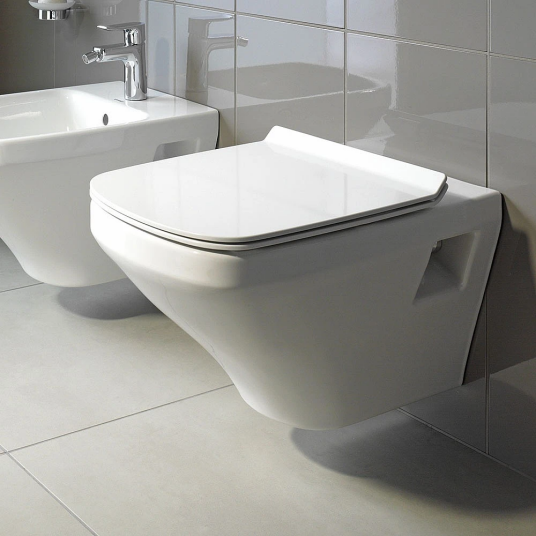 Duravit Durastyle Vegghengt toalett 370x540 mm, u/skyllekant, Wondergliss