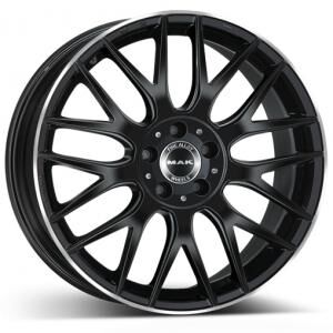 MAK Arrow Black polished lip 10x21 5x112 ET44 B66.6