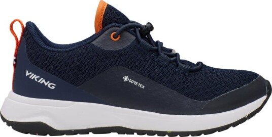 Viking Kids' Elevate Low F Gore-Tex 38, Navy/Orange