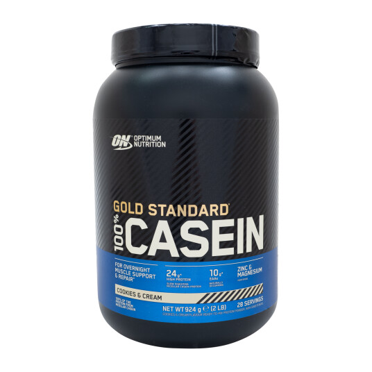 Optimum Nutrition 100 % Gold Standard Casein 908 g, proteinpulver 908g Cookies & Cream