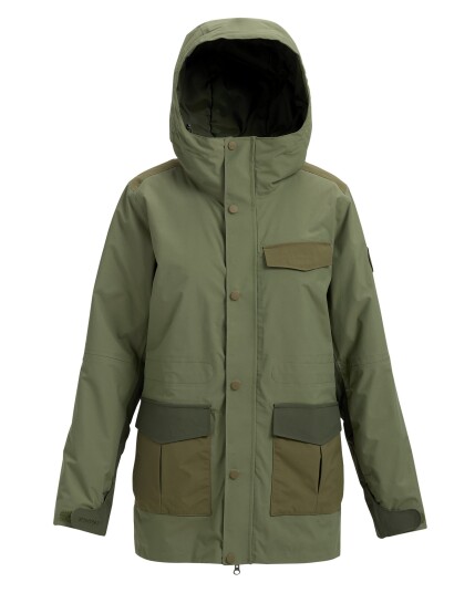 Burton Runstone Jacket W Clover/Forest Night/Hickory (Storlek M)