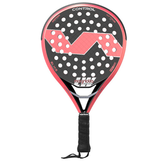 Varlion Adv Lw Carbon Ti Magnolia, padelracket One Size Black/Pink