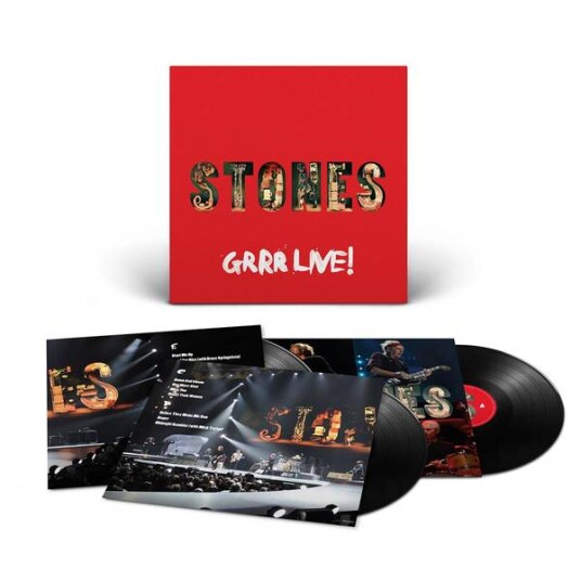 The Rolling Stones Grrr Live! 3lp Vinyl