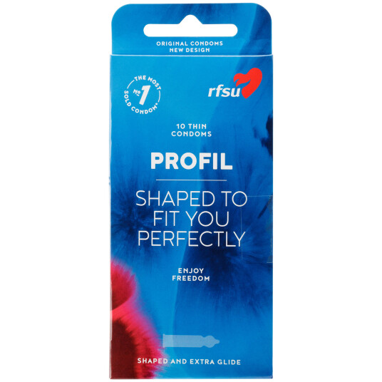 RFSU Profil Kondomer 10-pack       - Klar