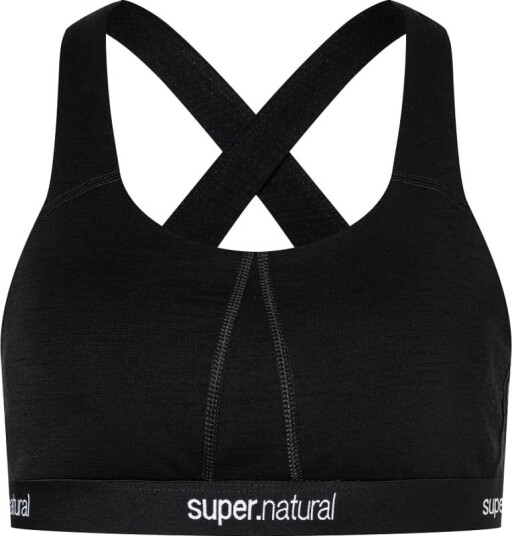 super.natural Women's Feel Good Bra L, Jet Black