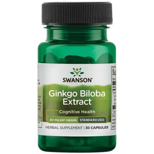 Swanson Ginkgo Biloba Extract - 30 Kapsler