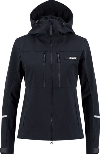 Swix Women's Surmount Soft Shield Jacket L, Black