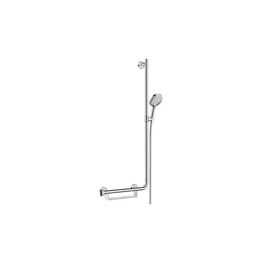 Hansgrohe Raindance Select S 120/Unica 1100 mm, med hylle, Krom