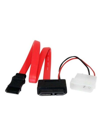 StarTech.com Slimline SATA to SATA with LP4 Power Cable Adapter