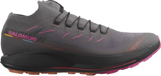 Salomon Men's Pulsar Trail Pro 2 43 1/3, Plum Kitten/Black/Pink Glo