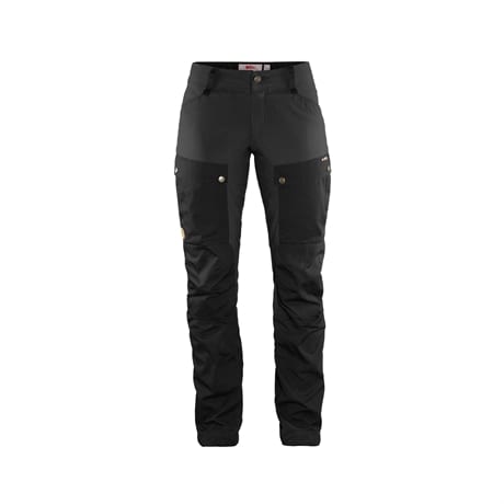 Fjellreven KEB Trousers Curved Short, Dame Blåck (#1D1D20) Dame 34