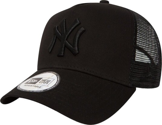 New Era New York Yankees A-Frame Trucker Cap Black/Black OS