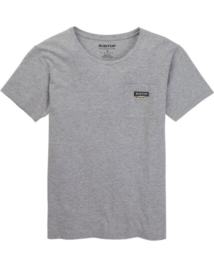 Burton Classic S/S Pocket T-Shirt W Gray Heather (Storlek XS)