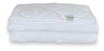 Zen Sleep Fiber dobbelt dyne - Helårs Lun - Zen Sleep - 200x220cm - Microfiber-dyne