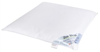 Zen Sleep Gåsedunspute - 3 kammer pute - 50x60cm  - høy hodepute med gåsedun - Zen Sleep