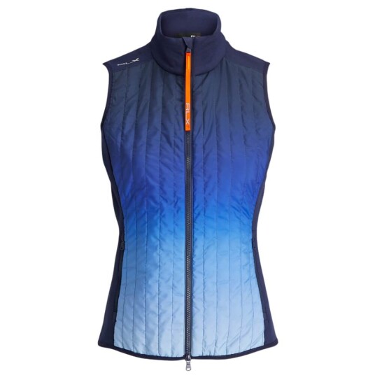 Ralph Lauren Quilted Front Hybrid Vest Dame Navy/bl? L