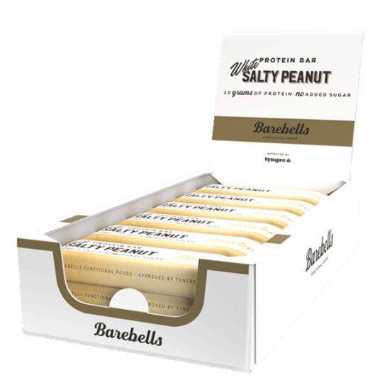 Barebells Protein Bar 12stk - 55g - White Salty Peanut