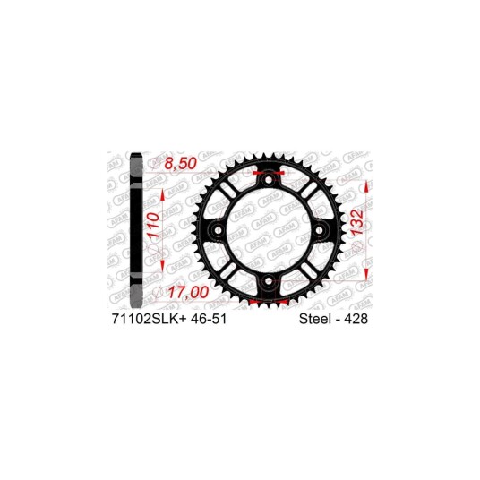 AFAM Bakdrev #428SLK+ - GG/HQ/KTM 85cc TC85 14->, SX105 04-06, SX85 07->