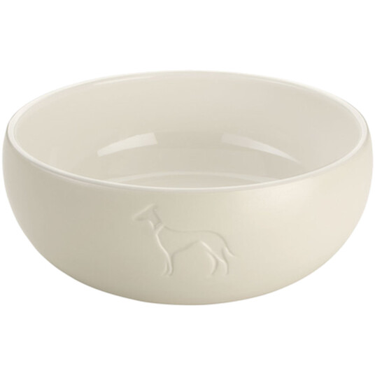 Dog & Cat Feeding Bowl Lund Ceramic White 1100 ml