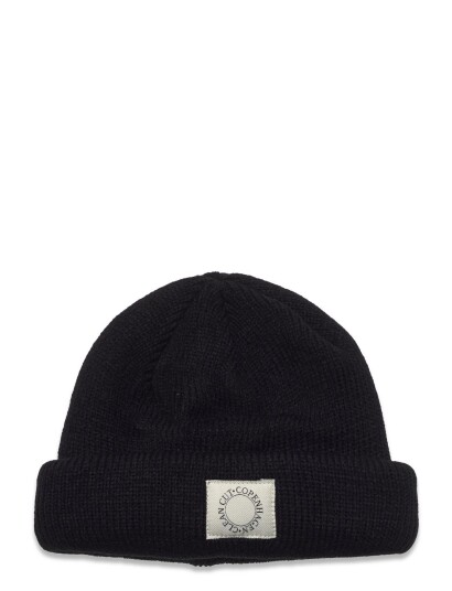 Clean Cut Copenhagen Hugo Beanie Black Clean Cut Copenhagen BLACK ONE SIZE