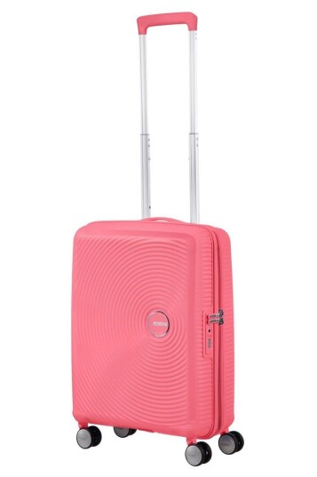 American Tourister Soundbox ekspanderende kabinkoffert 55 cm Sun Kissed Coral