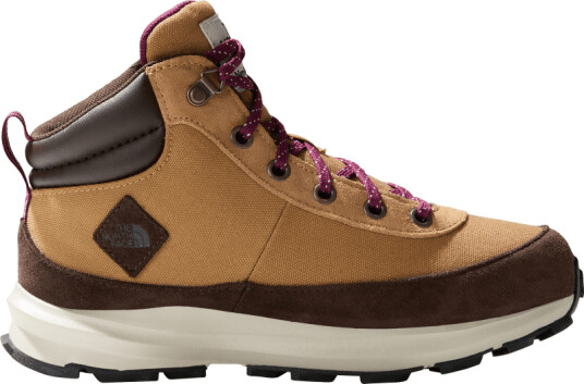 The North Face Kids' Back-to-Berkeley IV Hiking Boots 35, Almond Butter/Demitasse Brown