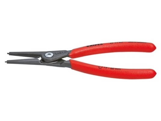 Knipex 49 11 A0, Låseringtang, Kromvanadiumstål, Plast, Rød, 140 Mm, 101 G