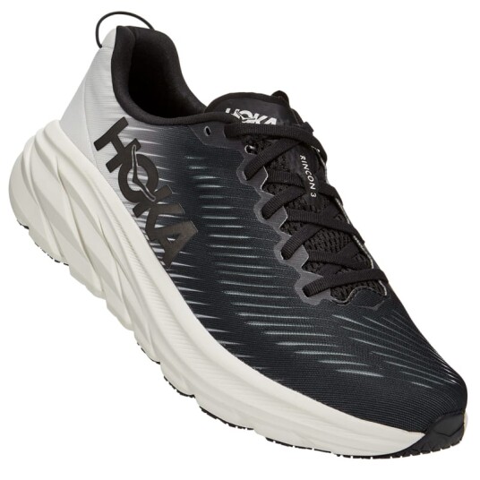 Hoka Rincon 3 Wide 45 1/3 Black/White