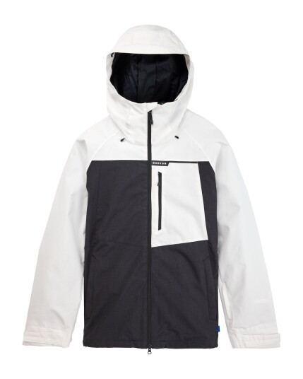 Burton Lodgepole Jacket M Stout White/True Black (Storlek S)