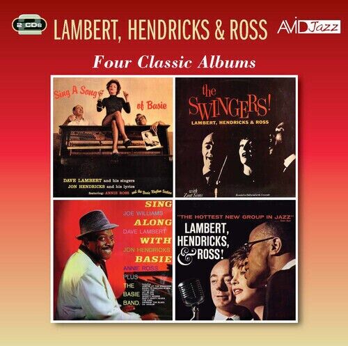 MediaTronixs Lambert, Hendricks & Ross : Four Classic Albums CD 2 discs (2018) Pre-Owned