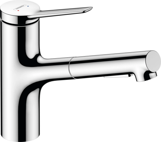 Hansgrohe Zesis M33 Kjøkkenbatteri Uttrekkbar tut, EcoSmart, 2jet, Krom