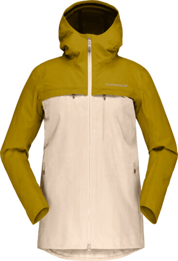 Norr?na Women's Svalbard Cotton Jacket XL, Golden Palm/Ecru