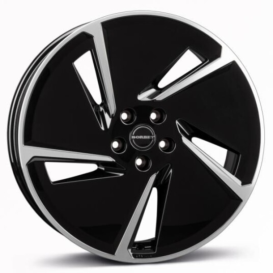 Borbet Ae Gloss Black  Polished 7.5x20 5x112 ET45 B72.5