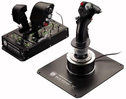 Thrustmaster Hotas Warthog PC throttle og joystick