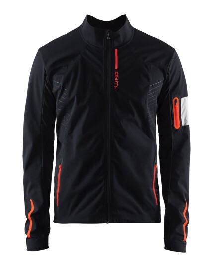 Craft Stratum Jacket M Black/Bolt (Storlek XS)